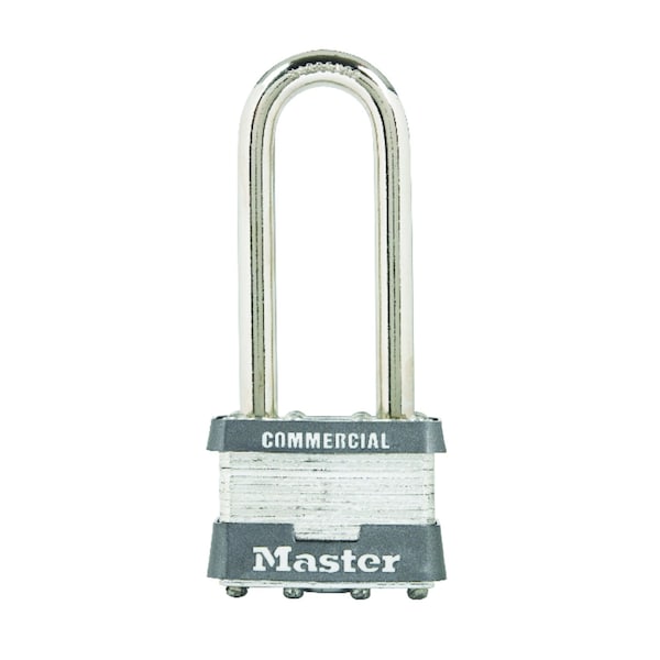 Master Lock Master Lock 1-5/16 in. H X 1 in. W X 1-3/4 in. L Steel Double Locking Exterior Padlock 1KALJ#2438 - main